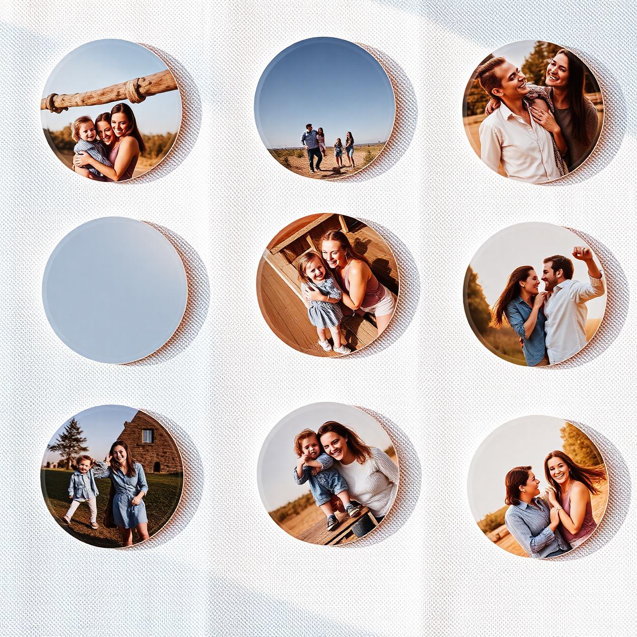 Round Custom Photo Magnet - 2.25"